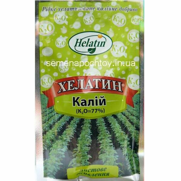 Удобрение ХЕЛАТИН (калий) ТД “КИССОН” 50 мл xelatin