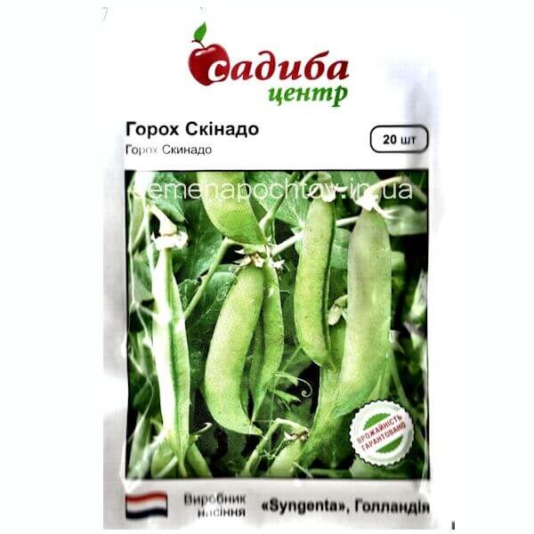 Горох СКИНАДО Syngenta СРЕДНЕПОЗДНИЙ 20 семян Горох СКИНАДО