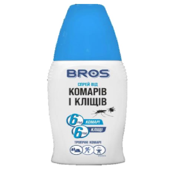 Спрей от комаров и клещей BROS 50г Бросс 50