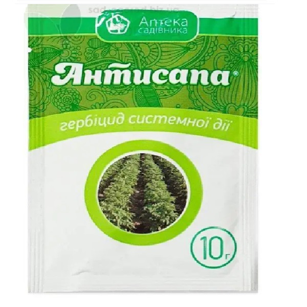 Гербицид от сорняков АНТИСАПА 10 г (Ukravit) антисапа 10г