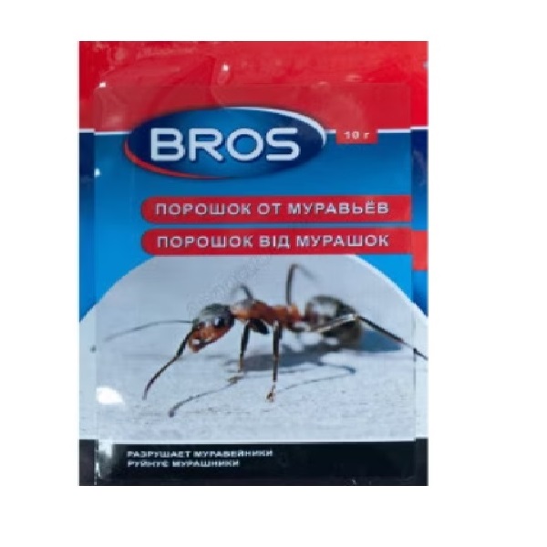 Порошок от муравьев BROS 10 г брос 10 мурахи