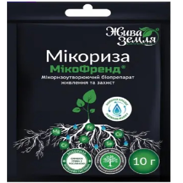 Биопрепарат Микориза 10 г (Жива Земля) микориза 10